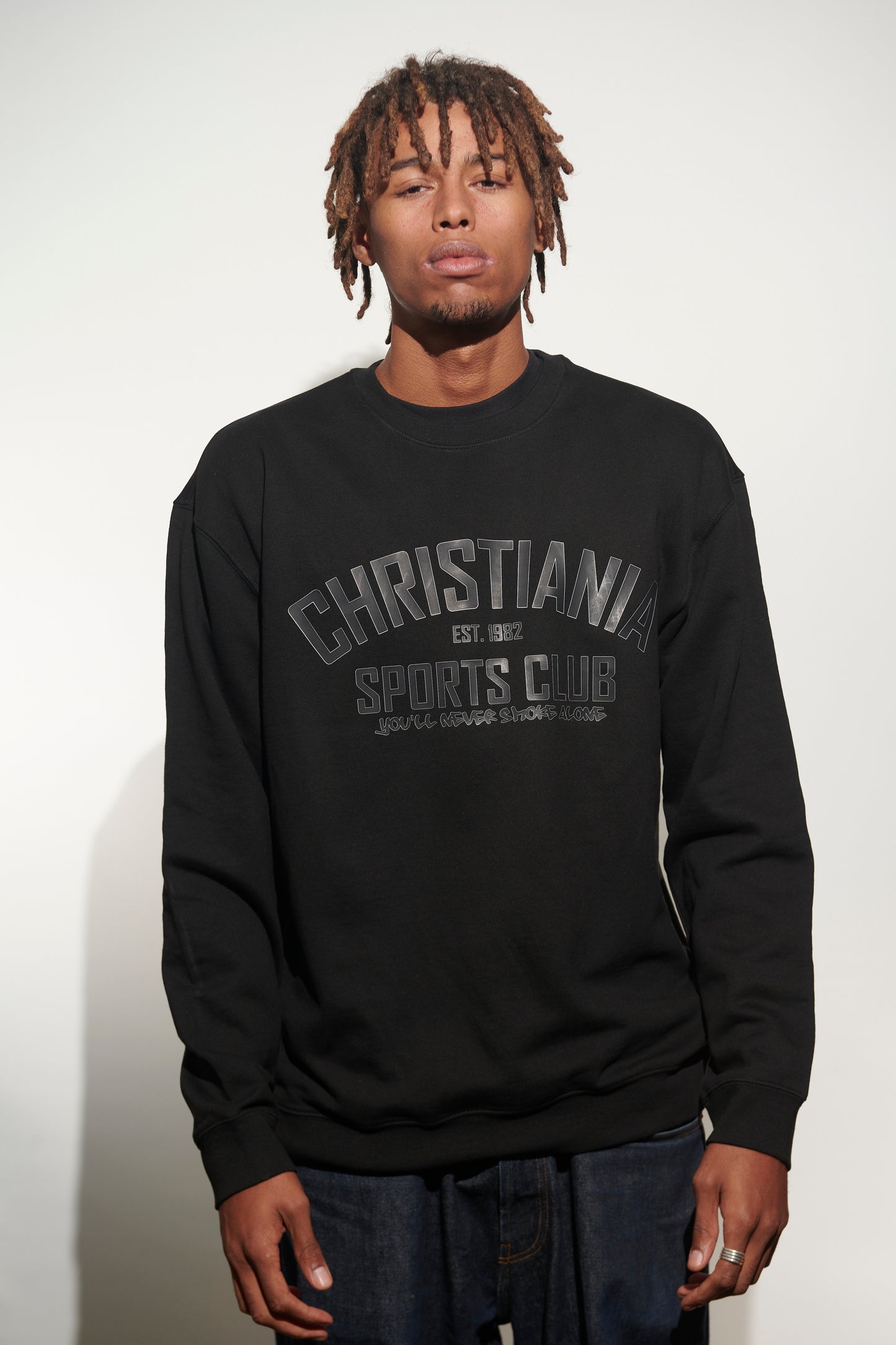 CSC Sweatshirt, Black on Black YNSA Logo