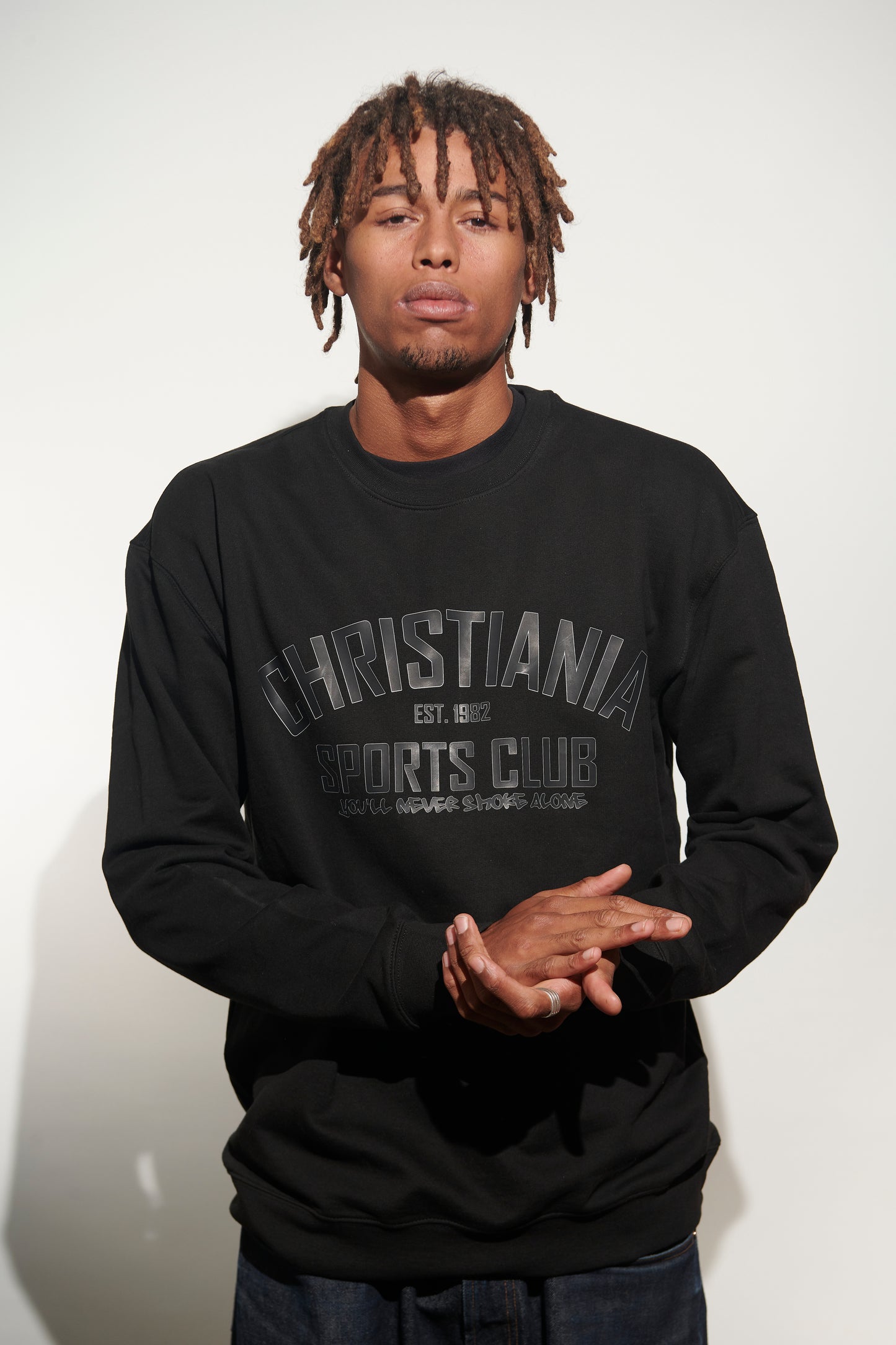 CSC Sweatshirt, Black on Black YNSA Logo