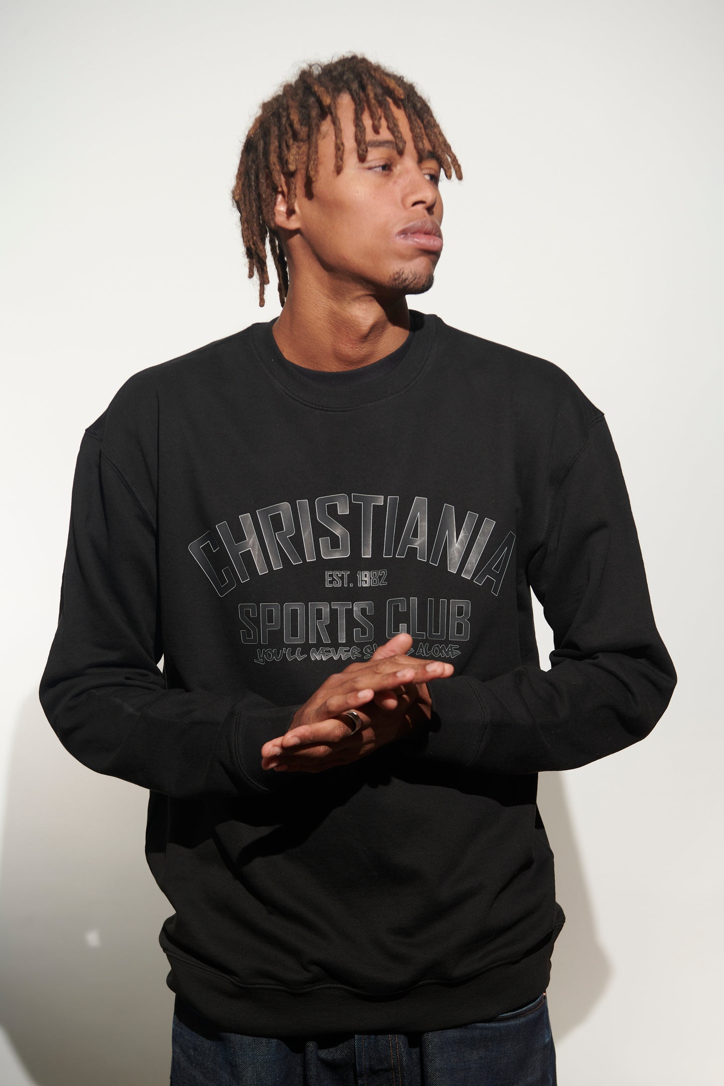 CSC Sweatshirt, Black on Black YNSA Logo