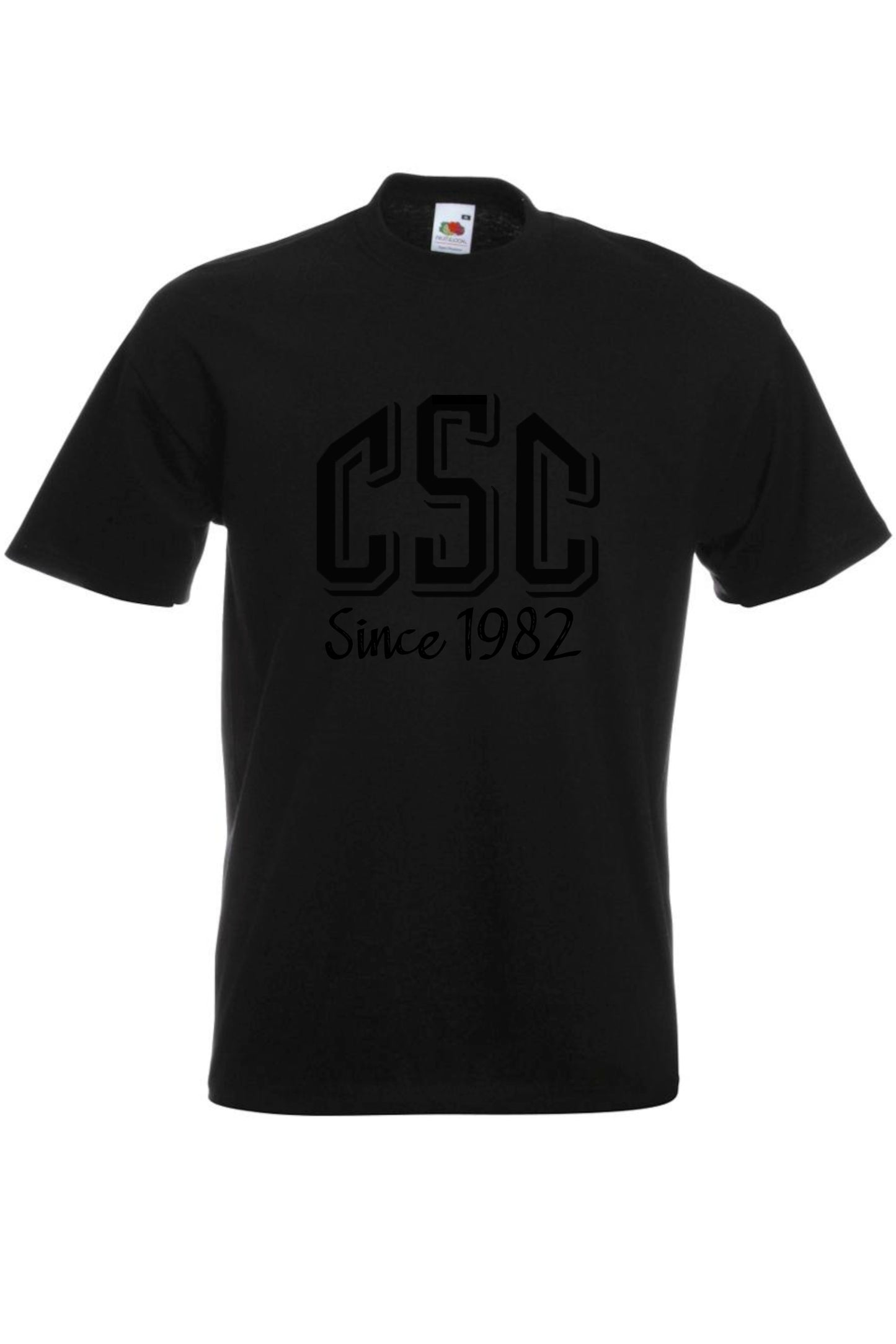CSC Tee, Black CSC Since 1982