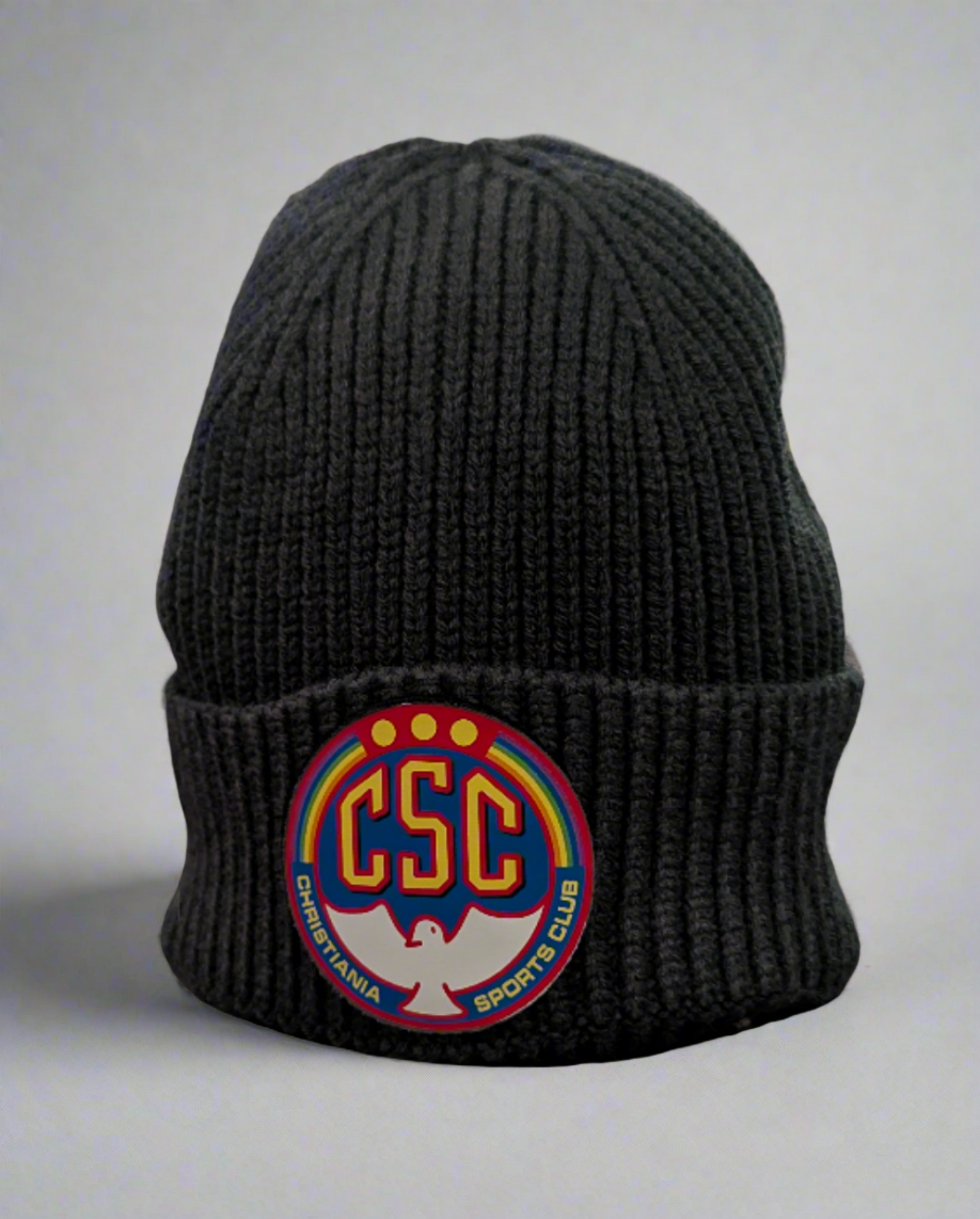 Christiania Logo Beanie Dark Grey
