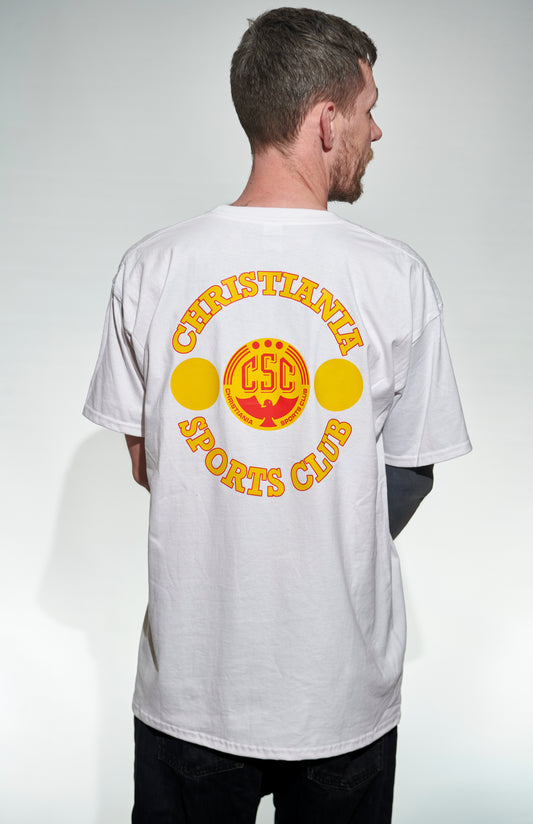 CSC Tee, Red and Yellow big logo