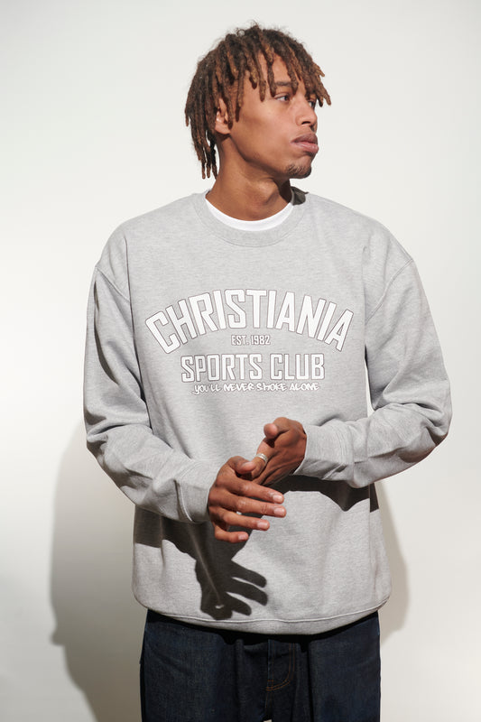 CSC Sweatshirt, Grey and White Ynsa Logo