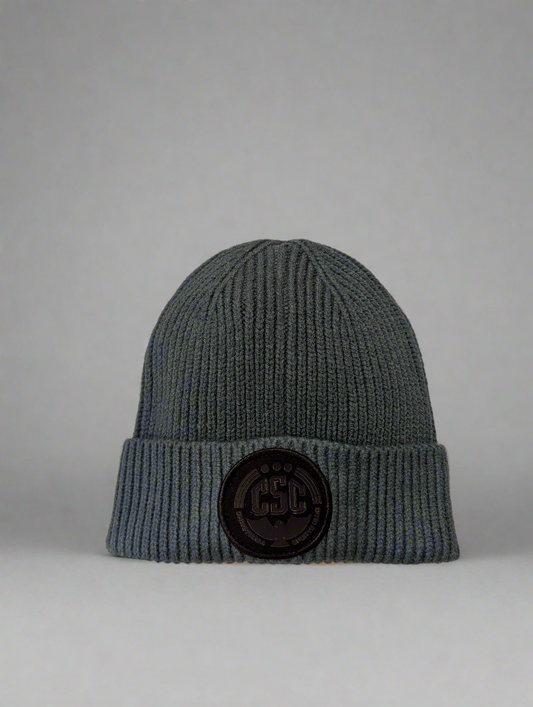 Christiania Black Logo Beanie, Blue